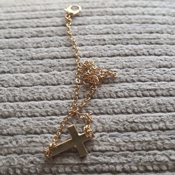 Gold Chain Love Jesus Bracelets For Women Charm Cr - Picture 5 of 6